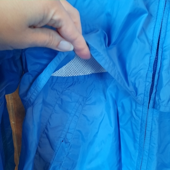 Vintage Eddie Bauer blue lightweight water resistant windbreaker jacket size M - Picture 7 of 14